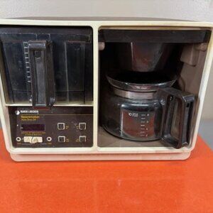 Vintage Black & Decker B4SDC-3D 10-Cup Undercabinet Spacemaker Coffee Maker